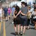 A couple walks through the Ann Arbor Street Art Fair, Friday, July 19, 2013. Melanie Maxwell | AnnArbor.com